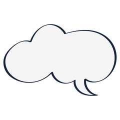 Cloud bubble illustration