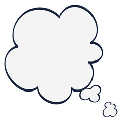 Thought bubble illustration
