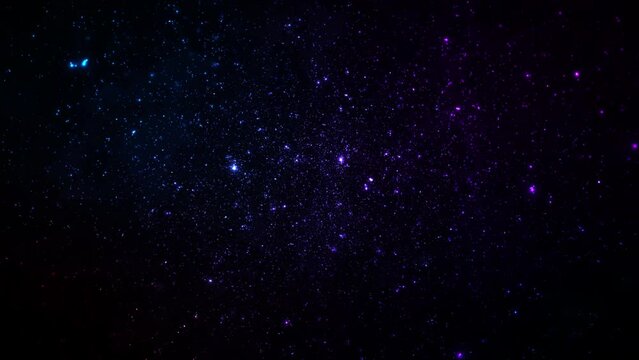 4K Realistic cool looking space stars moving background galaxy universe dive through moving space jump in UHD. Seamless loop space star twinkling animation in 30fps. Infinity space background clip.
