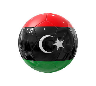 Football Libya Flag