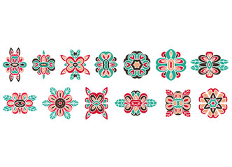 ethnic design vector graphic illustration.