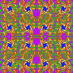 Abstract, color-painted images without exact shapes, multi-colored, pretty multi-colored painted together, are used to create background images.