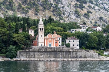 Fototapeta na wymiar St. Matthew’s Church in Dobrota, Montenegro