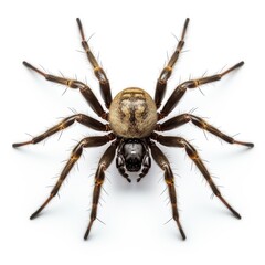 A spider in zoo style white background