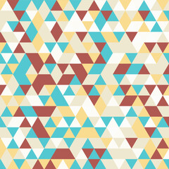 Fototapeta na wymiar Triangle abstract background seamless pattern