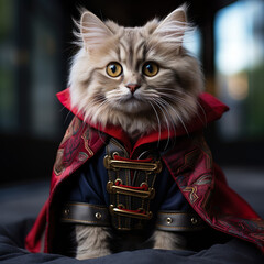 Cat Warrior Knight Background