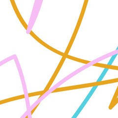 Blue pink orange lines background 