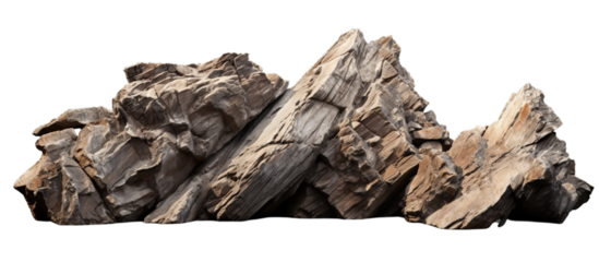 Heavy rock isolated on transparent background PNG