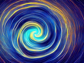 Hypnotic vortex of swirling colorsv