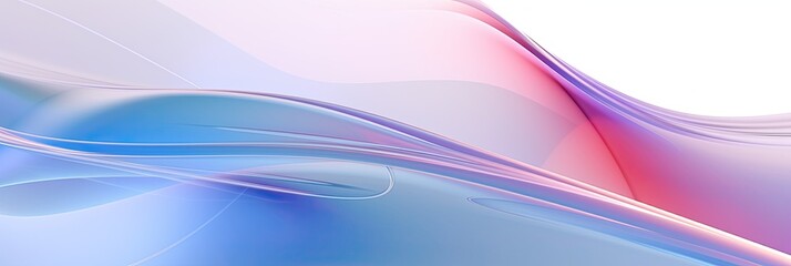 illustration of colorful clean flexible glass digital art background, generative AI