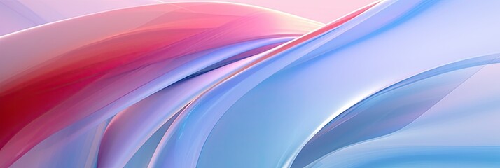 Fototapeta premium illustration of colorful clean flexible glass digital art background, generative AI
