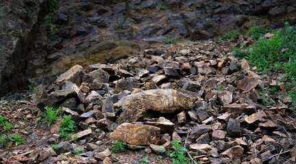 Surface of the rock. Natural texture.