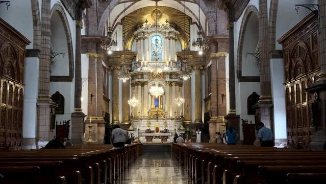 A church in Zamora, Mexico