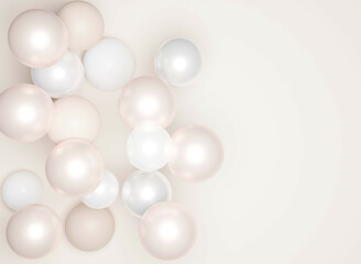 Fototapeta premium Beżowe tło perły