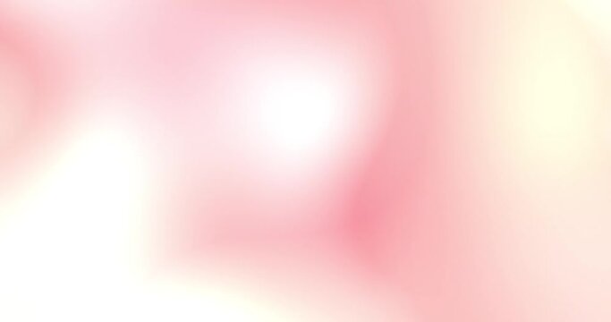 柔らかいピンク色と白色のグラデーションモーション　抽象的な背景のアニメーション　light leak