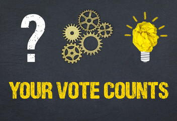 Obraz premium Your vote counts 