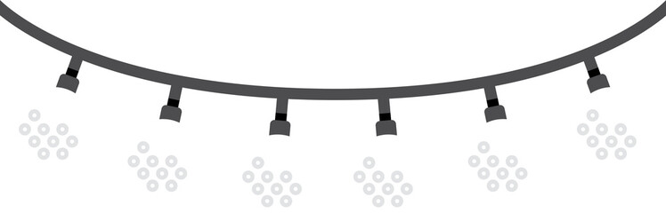 golf color Hanging Decoration Illustration 