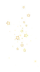Christmas stars vector overlay.  Magic stars luxury sparkling confetti. Christmas spirit. Festive stars vector illustration on white background.
