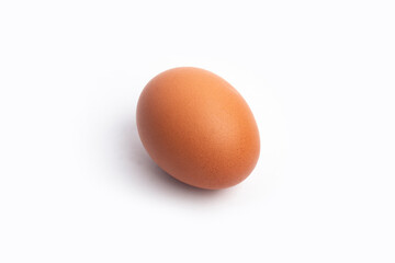 chicken egg isolated on white background