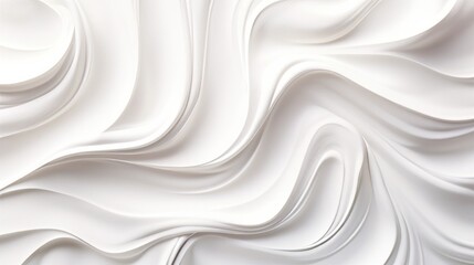 White cosmetic cream texture background generative ai