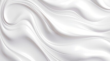 White cosmetic cream texture background generative ai