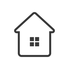 House line icon isolated on white background.Vector illustration.
