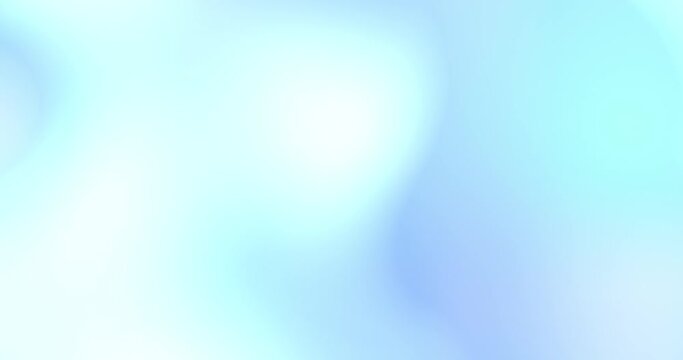 柔らかい青色と白色のグラデーションモーション　抽象的な背景のアニメーション　light leak