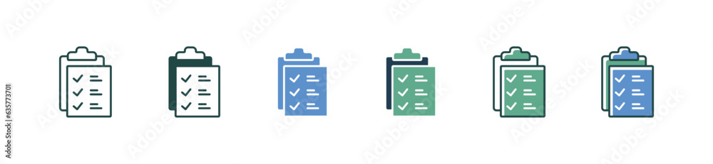 Poster to do task list icon checkmark clipboard vector design business goal progress management document symbol illustration