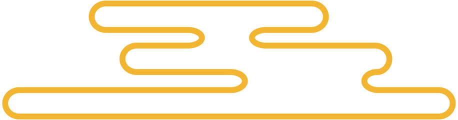 Chinese Traditional Cloud Icon , Outline style