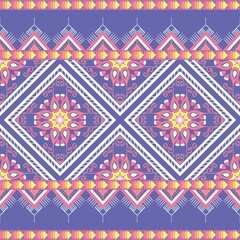 Abstract Ethnic Geometric Pattern Desing for Background or Wallpaper.