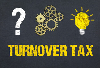 Obraz premium Turnover Tax 