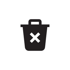 Trashcan Icon design and vector illustration.