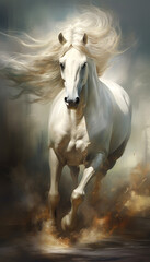 Obraz na płótnie Canvas The Stunning Beauty of a Magnificent Horse