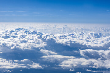 Above The Clouds Photo of clouds and horizon