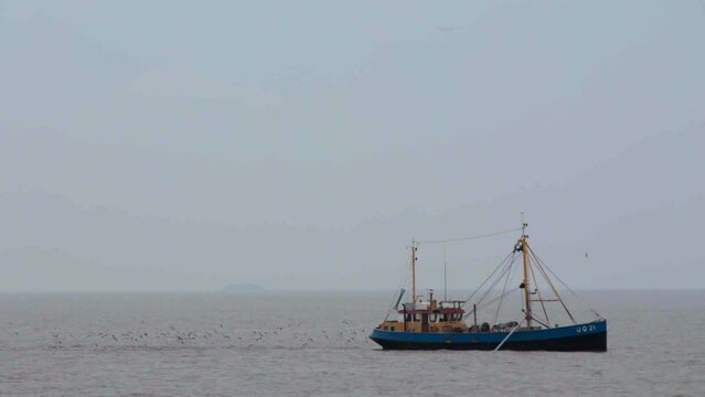 fischkutter auf dem Meer