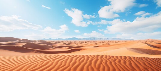 Fototapeta na wymiar Hot desert. Generative AI technology. 