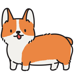 Pembroke Welsh Corgi illustration