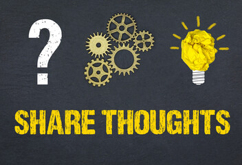 Obraz premium Share Thoughts