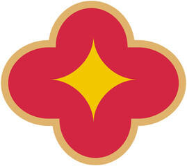 Geometric Flower Icon 