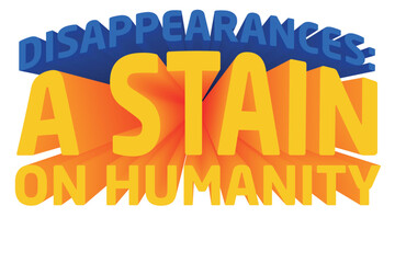 3d Text Design About International Day of the Disappeared Quotes