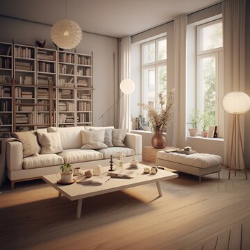 light modern living room