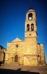 Fototapeta na wymiar Church of Santa Maria del Azogue in Puebla de Sanabria, Spain