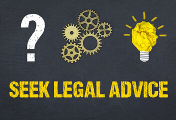 Obraz premium Seek Legal Advice 