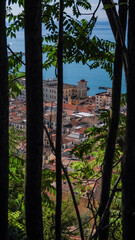 Panorama della città di Salerno dall'alto