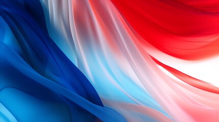 Close up of red, white, and blue background suitable for patriotic designs, 4th of July, American pride, and national holidays.