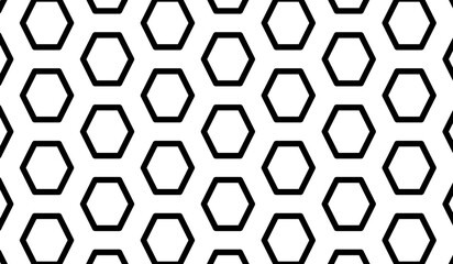 hexagon outline semalem pattern background 