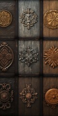 Epochal Beauty in Illustration - Old Ancient Artistry Captured as a Stunning Background Texture with Medieval Charm - Old Ancient Medieval Wallpaper created with Generative AI Technology