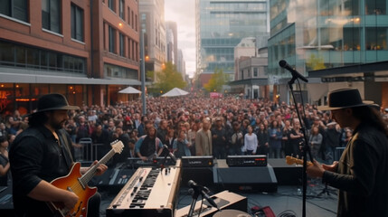 Obraz premium people at the concert