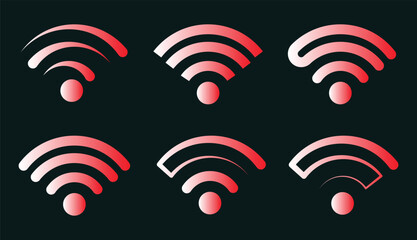 Wifi Symbol Vector Art, Icons. Wifi Logo Icon. Vector Illustration. wifi vector design