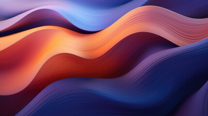 3D horizontal wavy texture background. Carved abstract realistic decoration textured waves on wood. AI 3d illustration. Trendy geometry wallpaper interior design. Structure art backdrop, macro..